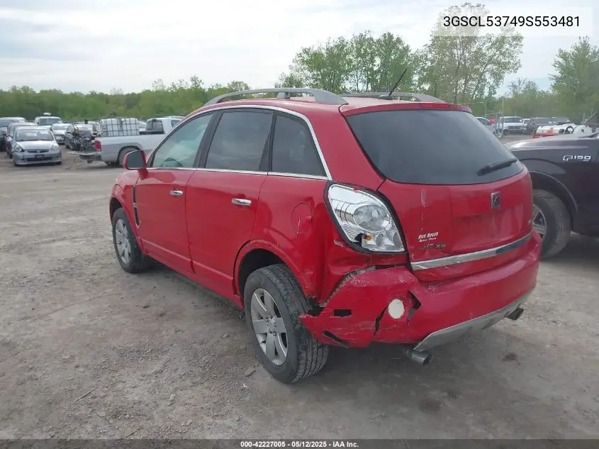2009 Saturn Vue V6 Xr VIN: 3GSCL53749S553481 Lot: 42227005