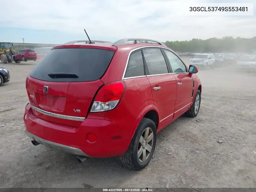 2009 Saturn Vue V6 Xr VIN: 3GSCL53749S553481 Lot: 42227005