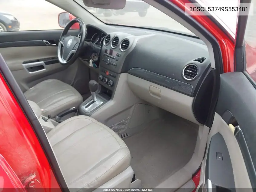2009 Saturn Vue V6 Xr VIN: 3GSCL53749S553481 Lot: 42227005