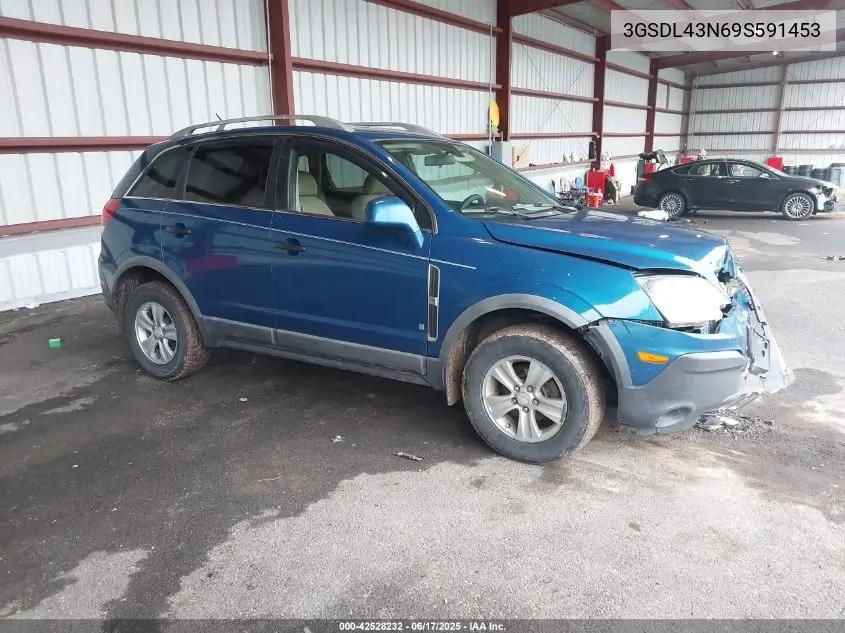 2009 Saturn Vue V6 Xe VIN: 3GSDL43N69S591453 Lot: 42528232