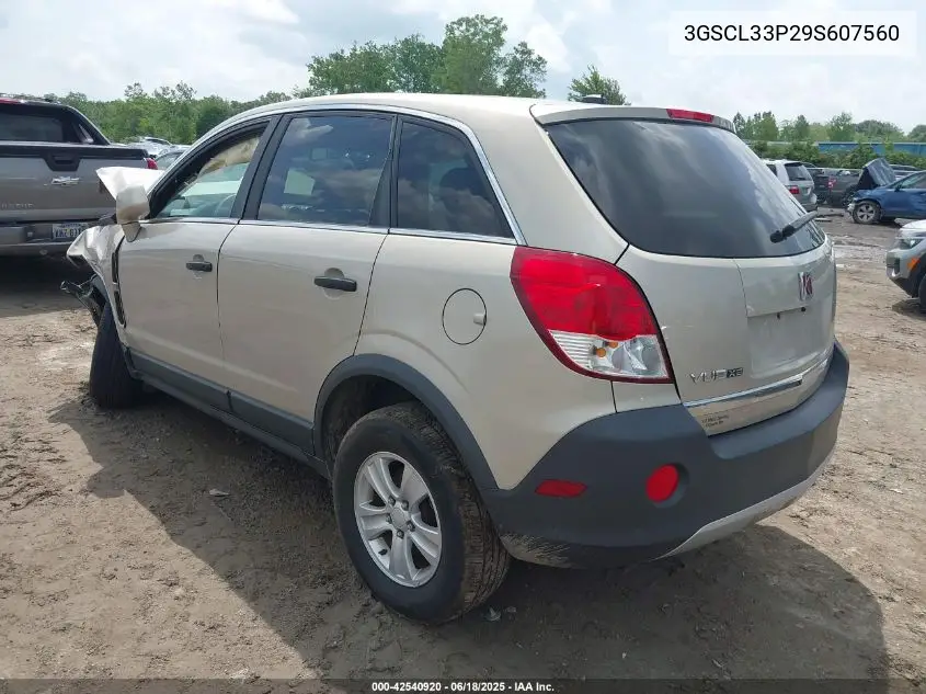 2009 Saturn Vue 4-Cyl Xe VIN: 3GSCL33P29S607560 Lot: 42540920