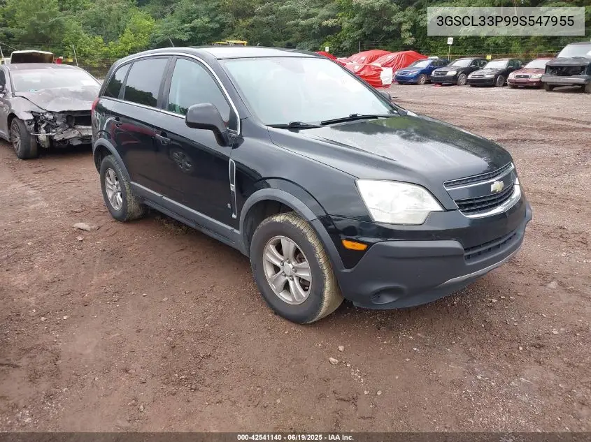 2009 Saturn Vue 4-Cyl Xe VIN: 3GSCL33P99S547955 Lot: 42541140