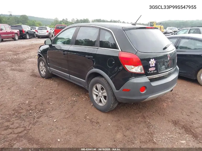 2009 Saturn Vue 4-Cyl Xe VIN: 3GSCL33P99S547955 Lot: 42541140