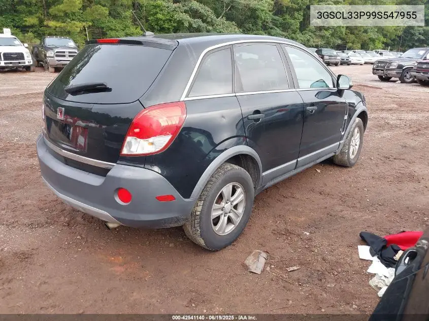 2009 Saturn Vue 4-Cyl Xe VIN: 3GSCL33P99S547955 Lot: 42541140