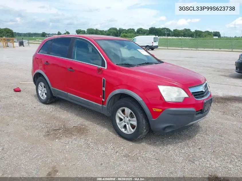 2009 Saturn Vue 4-Cyl Xe VIN: 3GSCL33P99S623738 Lot: 42568956