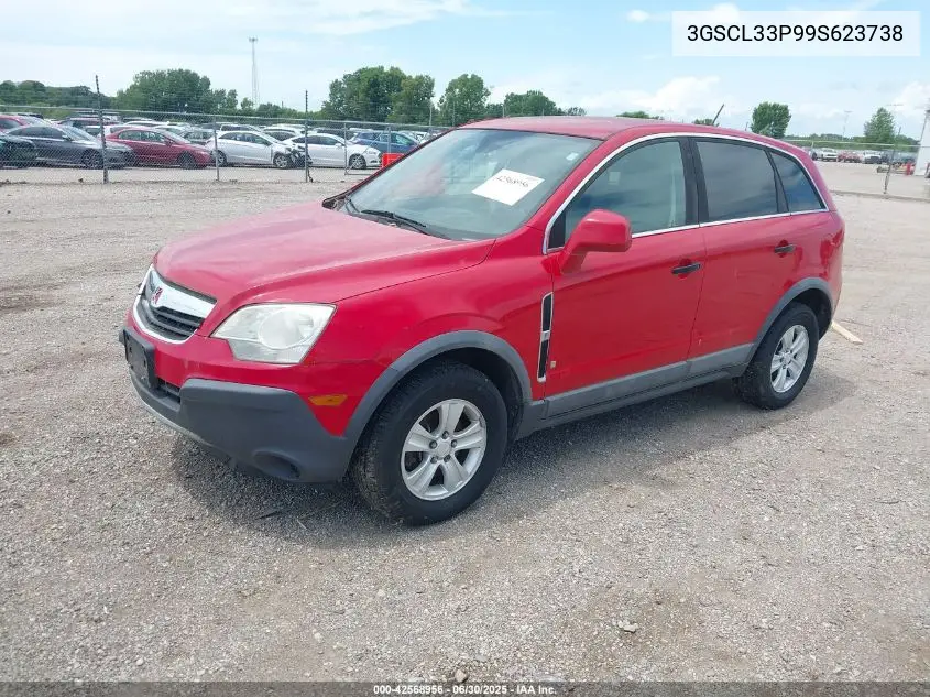 2009 Saturn Vue 4-Cyl Xe VIN: 3GSCL33P99S623738 Lot: 42568956