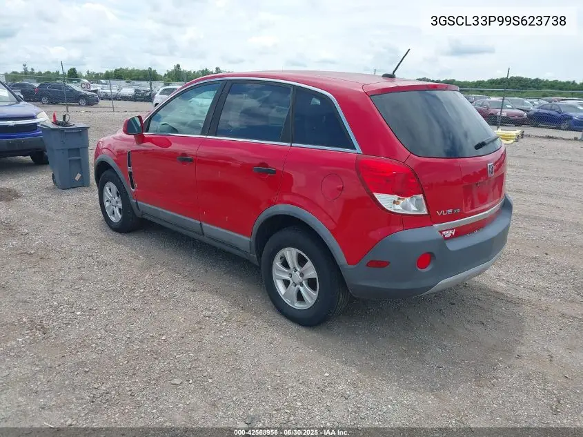 2009 Saturn Vue 4-Cyl Xe VIN: 3GSCL33P99S623738 Lot: 42568956