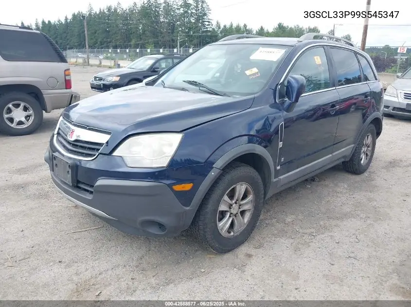 2009 Saturn Vue 4-Cyl Xe VIN: 3GSCL33P99S545347 Lot: 42588577