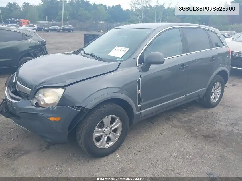 2009 Saturn Vue 4-Cyl Xe VIN: 3GSCL33P09S526900 Lot: 42591388