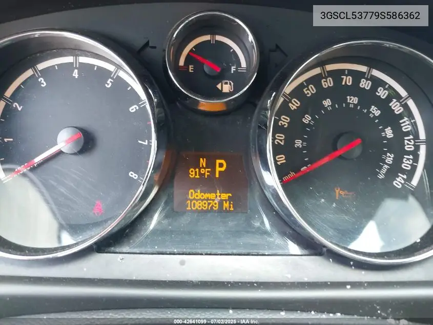 3GSCL53779S586362 2009 Saturn Vue V6 Xr