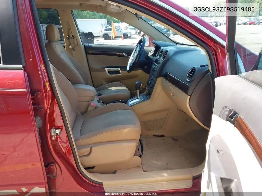 2009 Saturn Vue Hybrid 4-Cyl Base VIN: 3GSCL93Z69S519485 Lot: 42787331