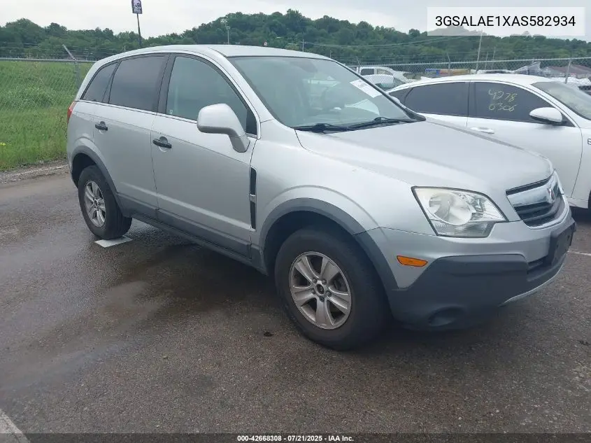 2010 Saturn Vue Xe VIN: 3GSALAE1XAS582934 Lot: 42668308