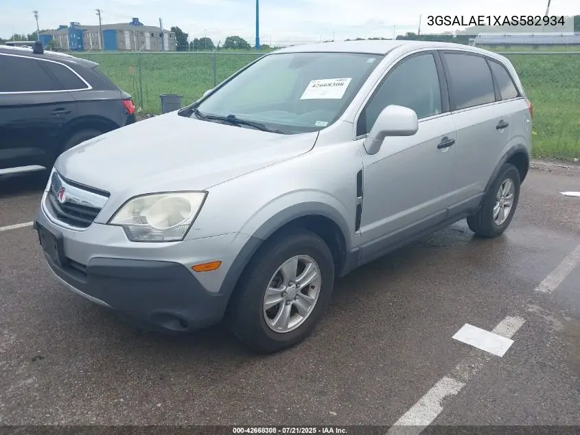 2010 Saturn Vue Xe VIN: 3GSALAE1XAS582934 Lot: 42668308