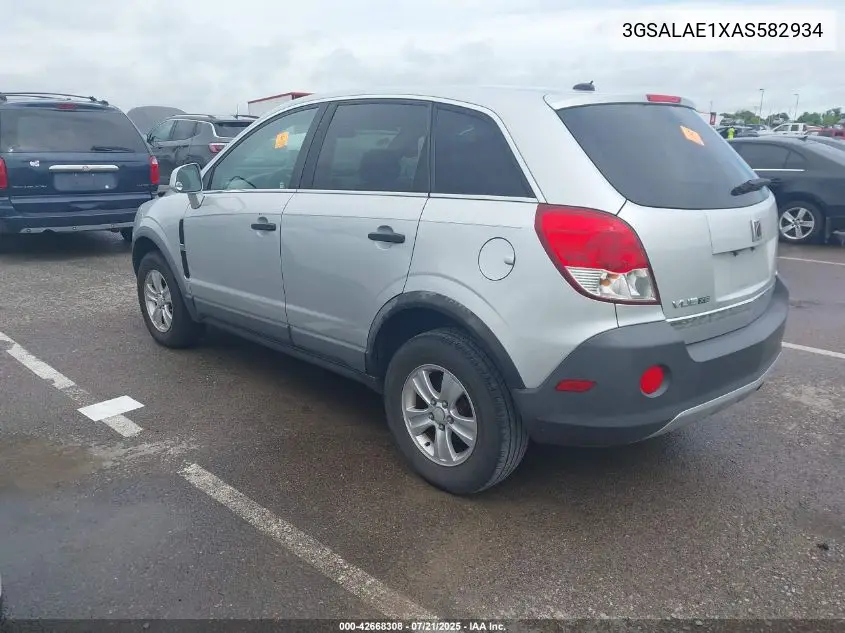 2010 Saturn Vue Xe VIN: 3GSALAE1XAS582934 Lot: 42668308