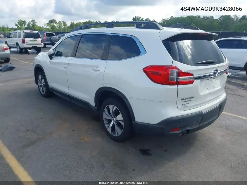 2019 Subaru Ascent Premium VIN: 4S4WMACD9K3428066 Lot: 42186152