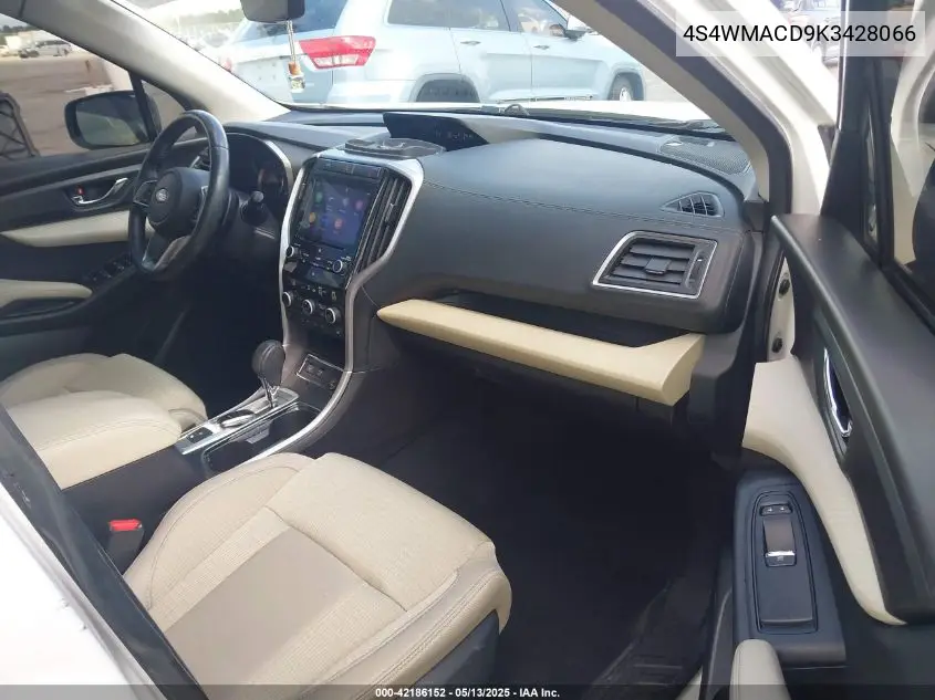 2019 Subaru Ascent Premium VIN: 4S4WMACD9K3428066 Lot: 42186152