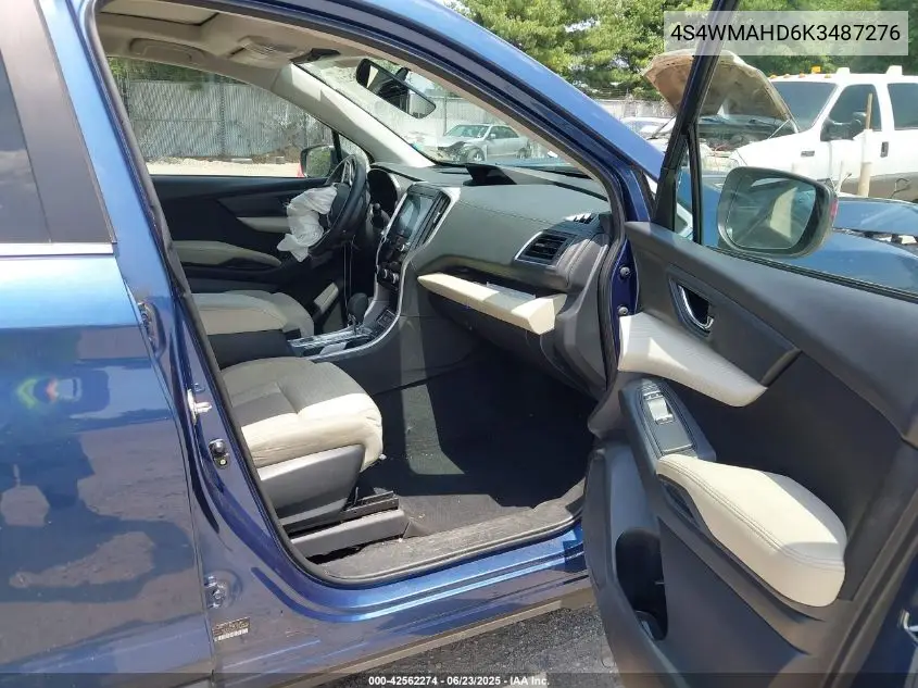 2019 Subaru Ascent Premium VIN: 4S4WMAHD6K3487276 Lot: 42562274