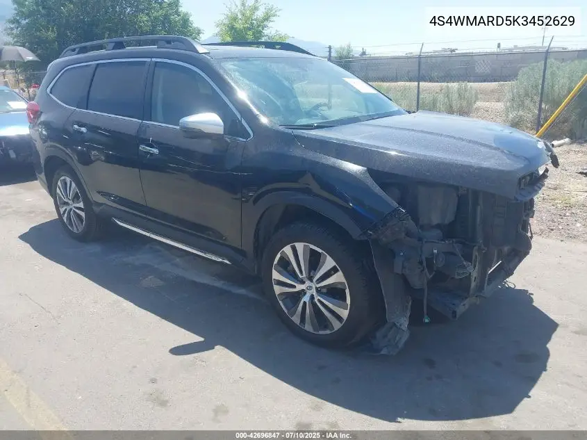 2019 Subaru Ascent Touring VIN: 4S4WMARD5K3452629 Lot: 42696847
