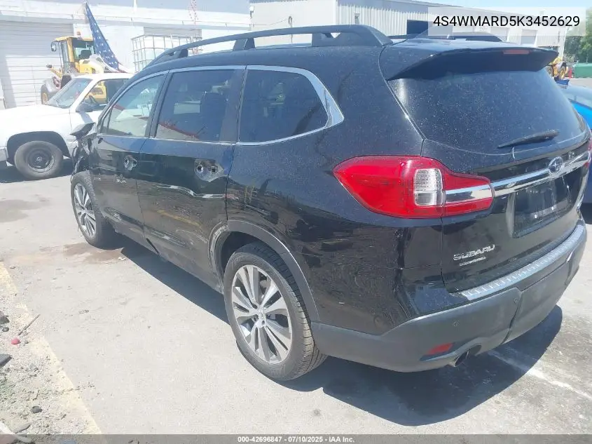 2019 Subaru Ascent Touring VIN: 4S4WMARD5K3452629 Lot: 42696847