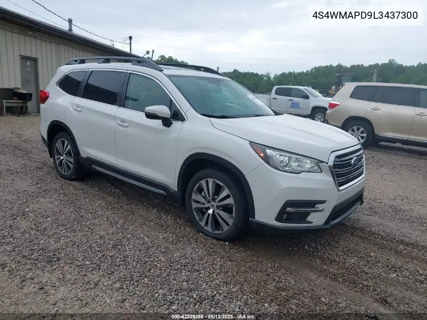 2020 Subaru Ascent Limited VIN: 4S4WMAPD9L3437300 Lot: 42209386
