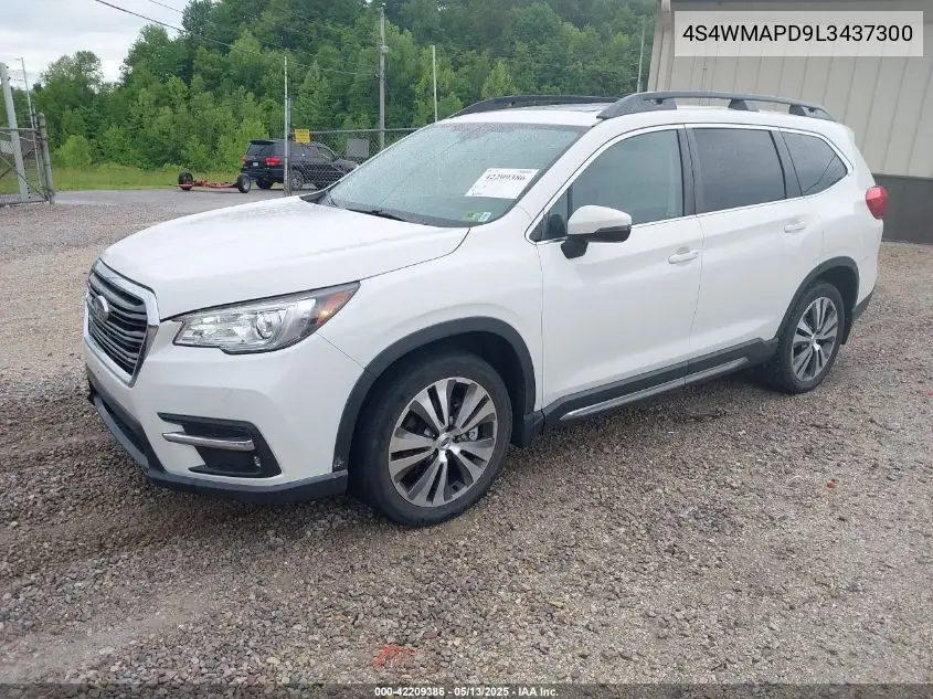 2020 Subaru Ascent Limited VIN: 4S4WMAPD9L3437300 Lot: 42209386