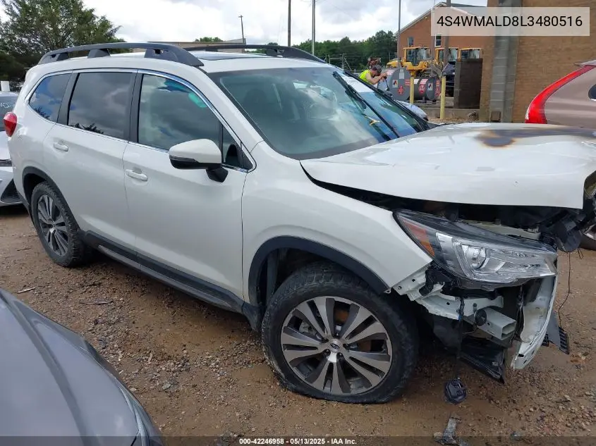 2020 Subaru Ascent Limited VIN: 4S4WMALD8L3480516 Lot: 42246958