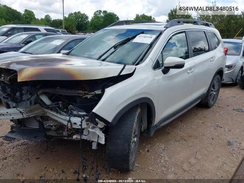 2020 Subaru Ascent Limited VIN: 4S4WMALD8L3480516 Lot: 42246958