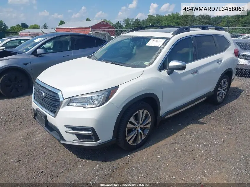 2020 Subaru Ascent Touring VIN: 4S4WMARD7L3458062 Lot: 42595620