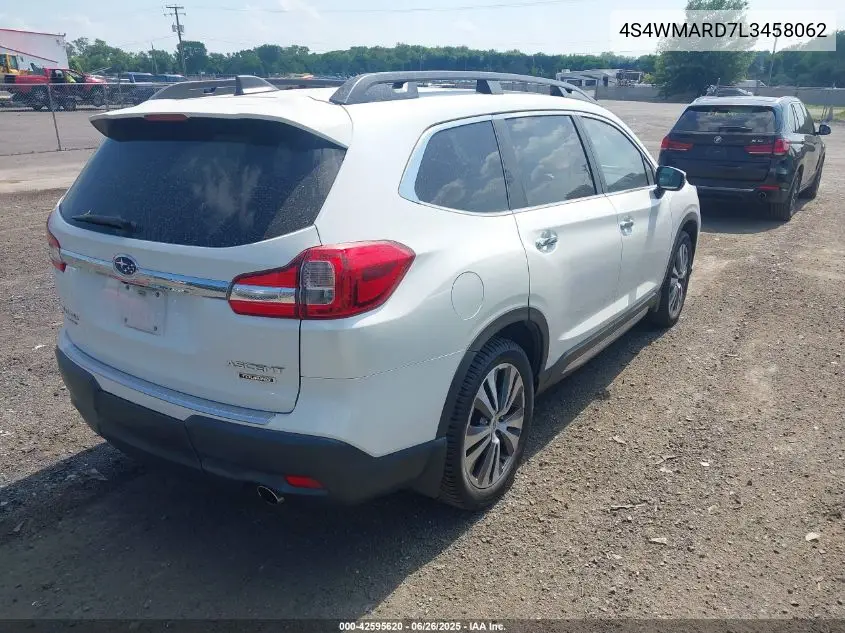 2020 Subaru Ascent Touring VIN: 4S4WMARD7L3458062 Lot: 42595620