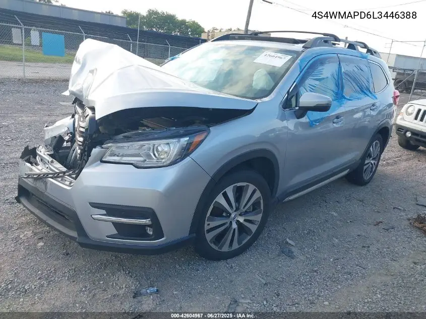 2020 Subaru Ascent Limited VIN: 4S4WMAPD6L3446388 Lot: 42604967