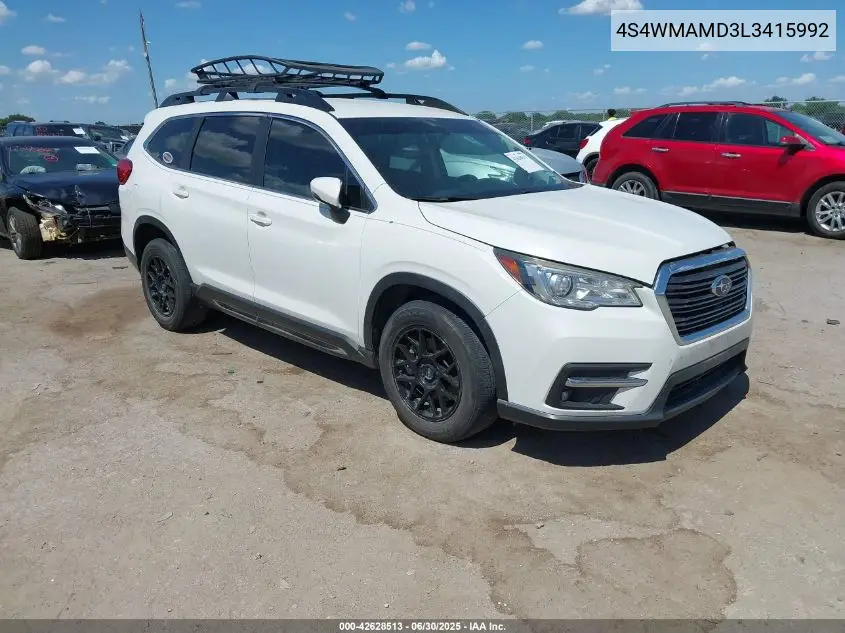 4S4WMAMD3L3415992 2020 Subaru Ascent Limited