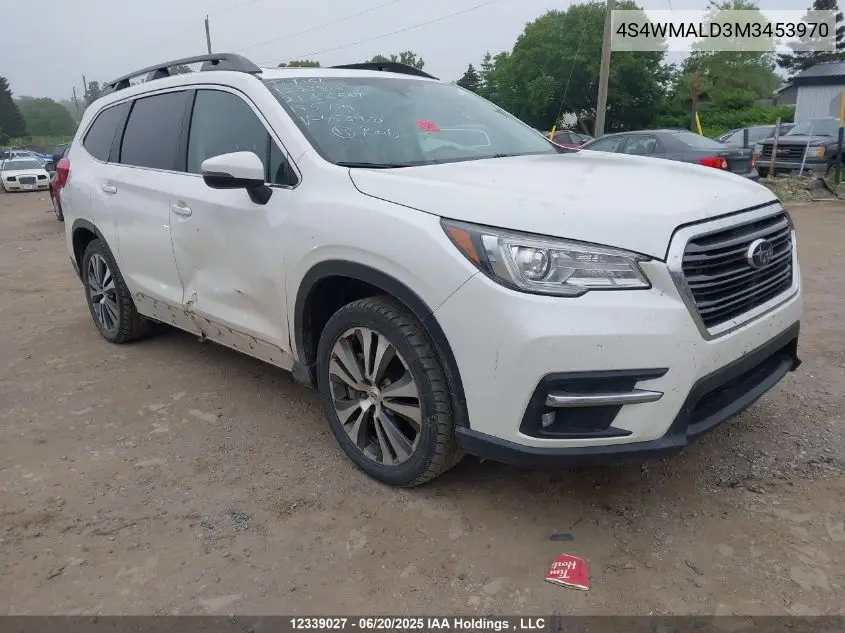 2021 Subaru Ascent Limited VIN: 4S4WMALD3M3453970 Lot: 12339027