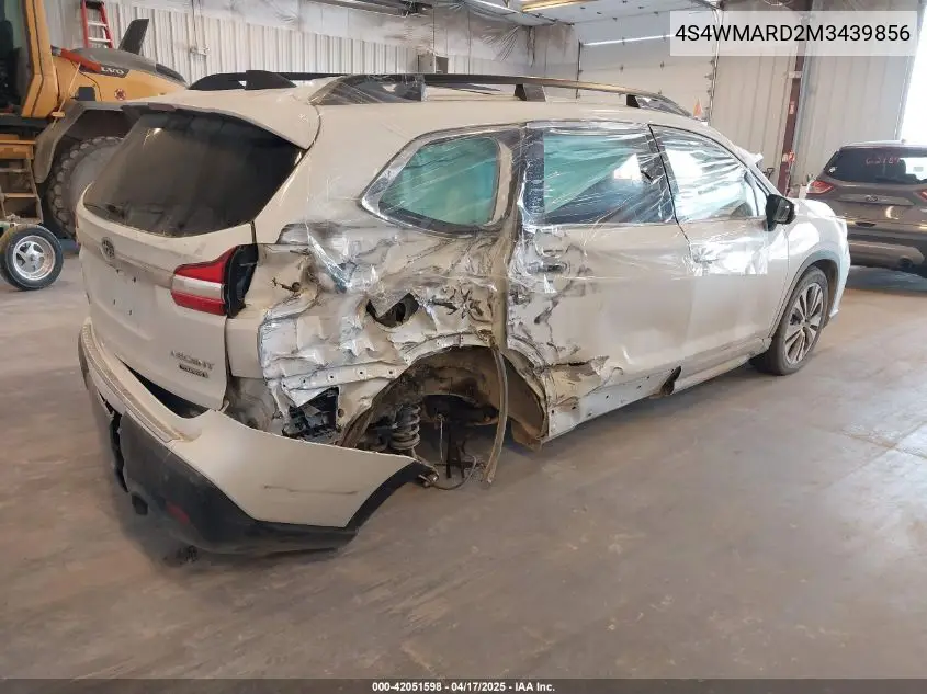 2021 Subaru Ascent Touring VIN: 4S4WMARD2M3439856 Lot: 42051598