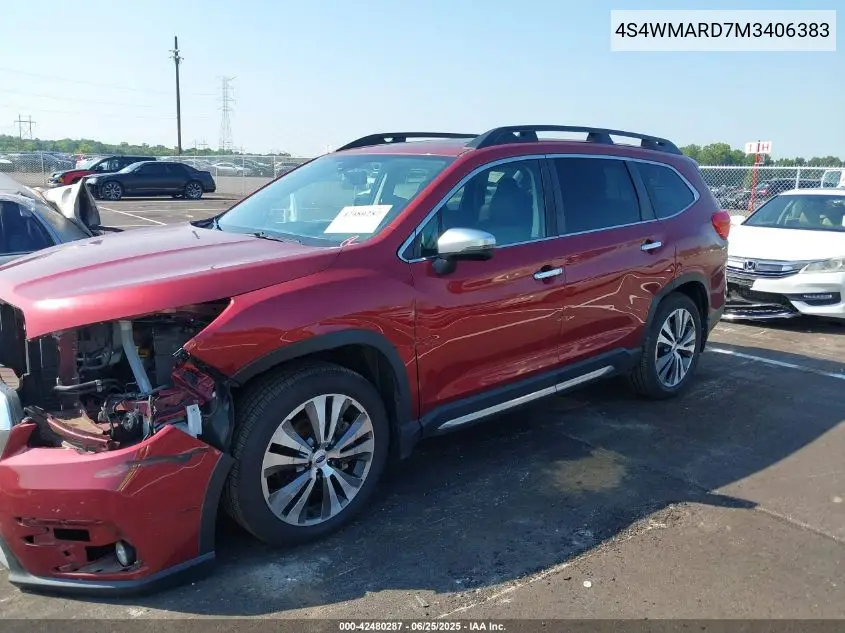 2021 Subaru Ascent Touring VIN: 4S4WMARD7M3406383 Lot: 42480287