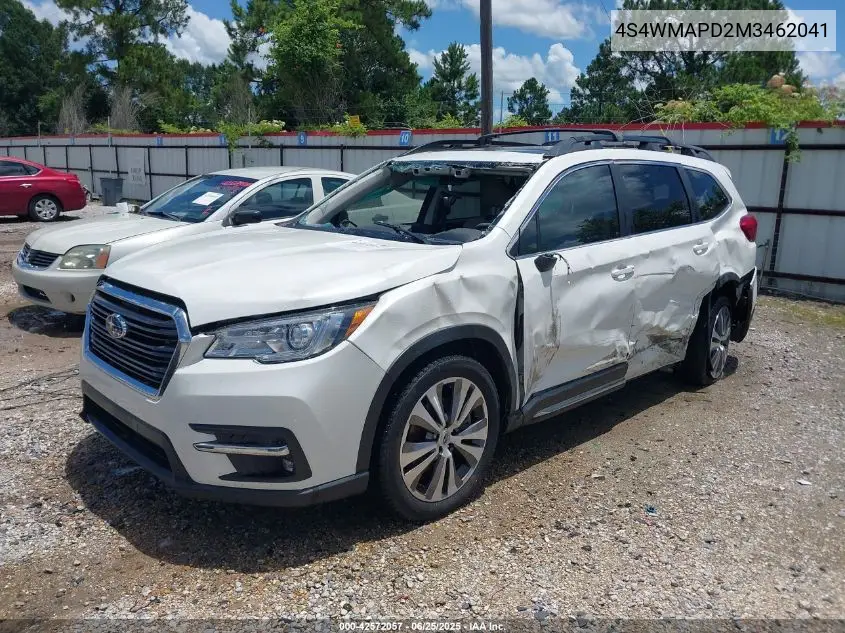 2021 Subaru Ascent Limited VIN: 4S4WMAPD2M3462041 Lot: 42572057