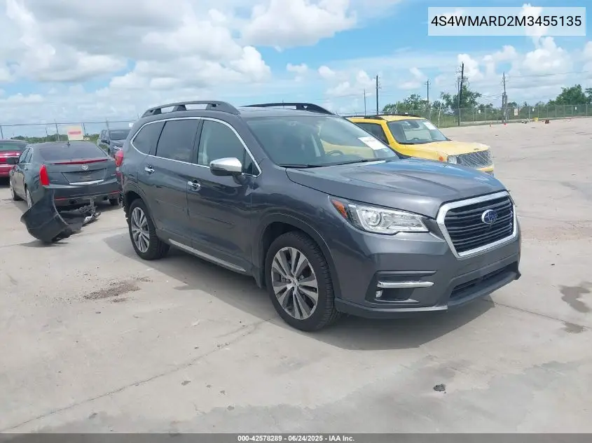 2021 Subaru Ascent Touring VIN: 4S4WMARD2M3455135 Lot: 42578289