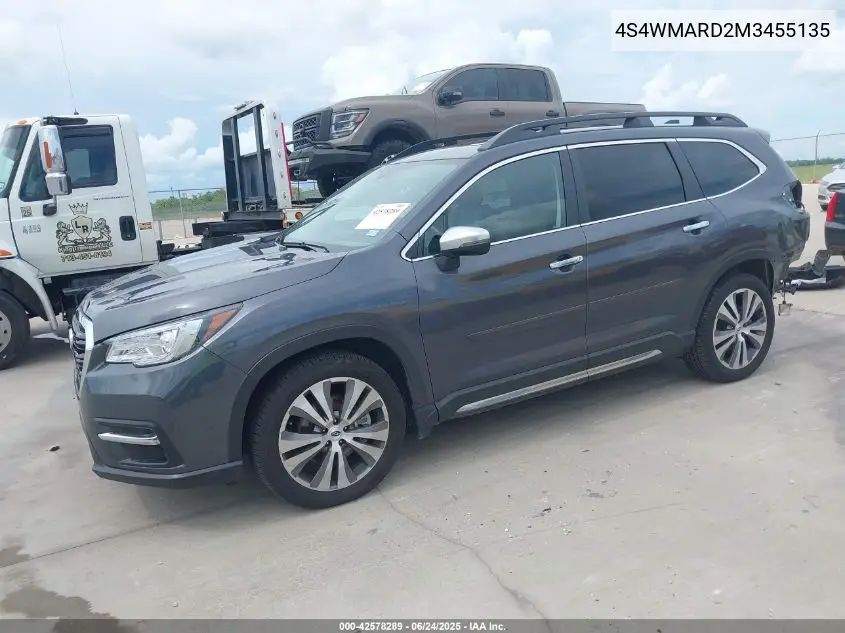 2021 Subaru Ascent Touring VIN: 4S4WMARD2M3455135 Lot: 42578289