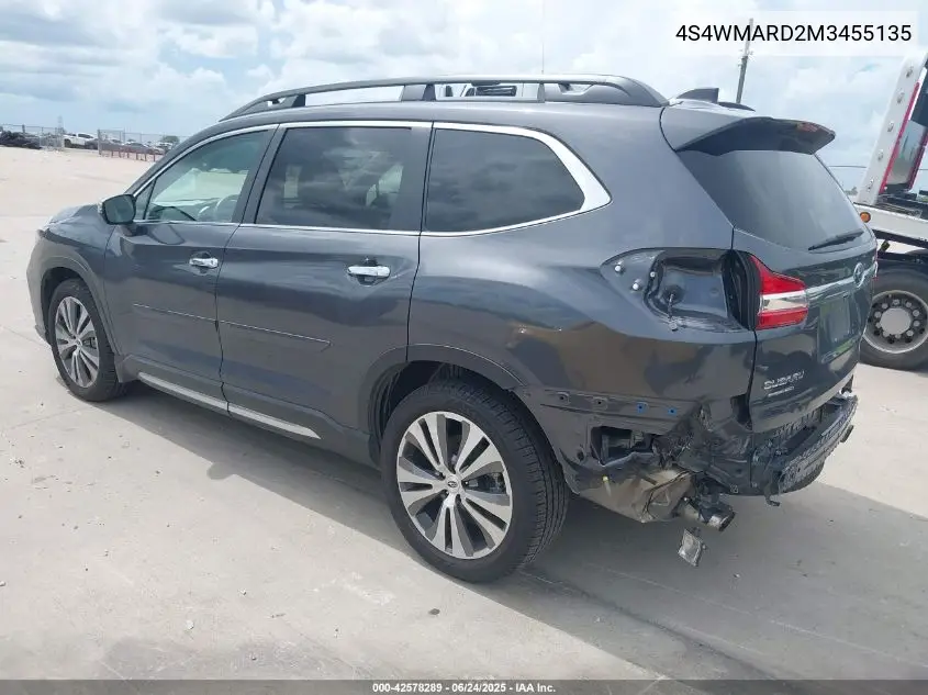 2021 Subaru Ascent Touring VIN: 4S4WMARD2M3455135 Lot: 42578289