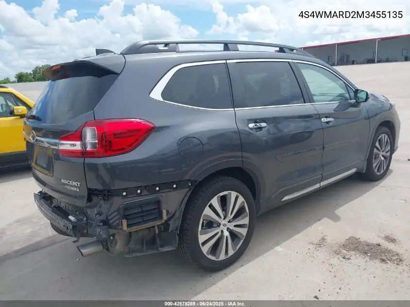 2021 Subaru Ascent Touring VIN: 4S4WMARD2M3455135 Lot: 42578289
