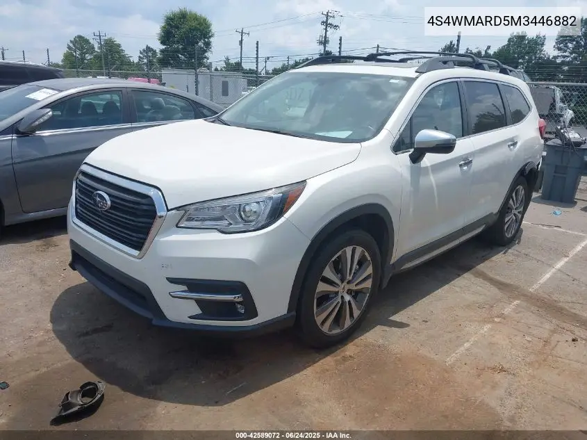 2021 Subaru Ascent Touring VIN: 4S4WMARD5M3446882 Lot: 42589072