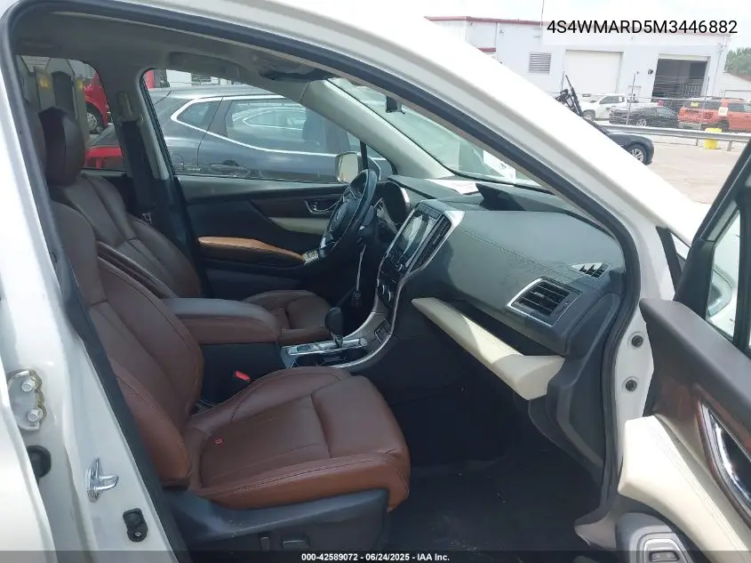 2021 Subaru Ascent Touring VIN: 4S4WMARD5M3446882 Lot: 42589072