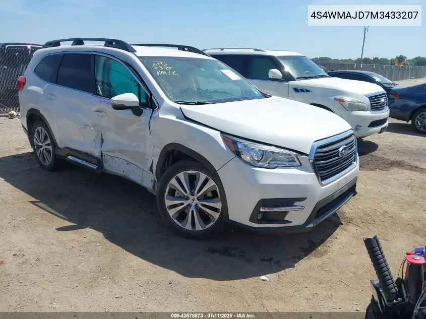 2021 Subaru Ascent Limited VIN: 4S4WMAJD7M3433207 Lot: 42678573