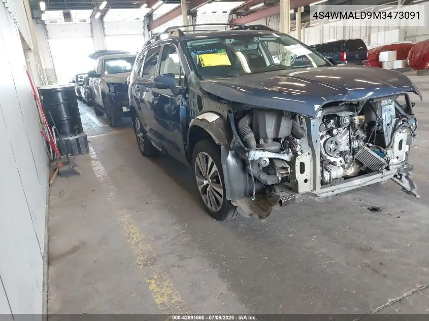 2021 Subaru Ascent Limited VIN: 4S4WMALD9M3473091 Lot: 42691660