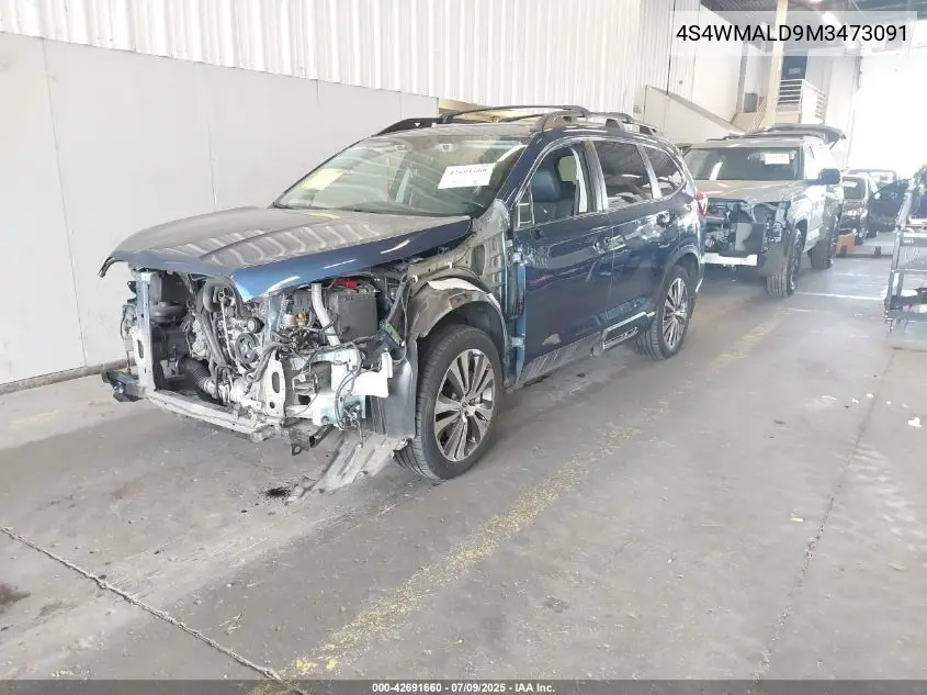 2021 Subaru Ascent Limited VIN: 4S4WMALD9M3473091 Lot: 42691660