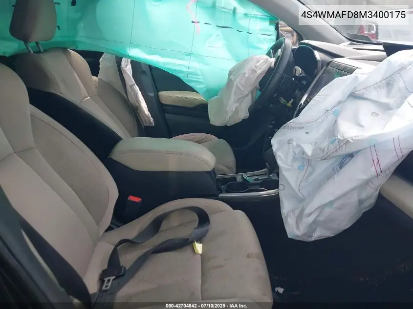 2021 Subaru Ascent Premium VIN: 4S4WMAFD8M3400175 Lot: 42704842