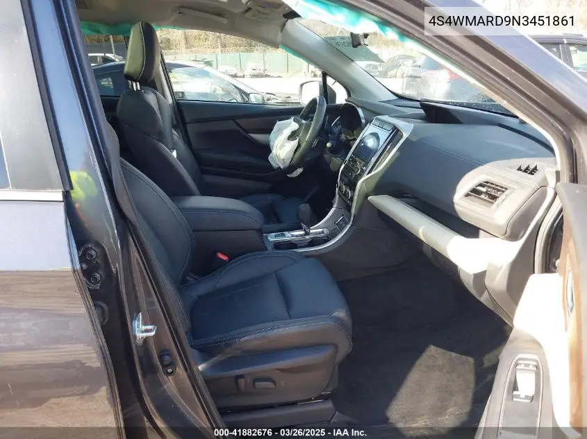 2022 Subaru Ascent Touring VIN: 4S4WMARD9N3451861 Lot: 41882676