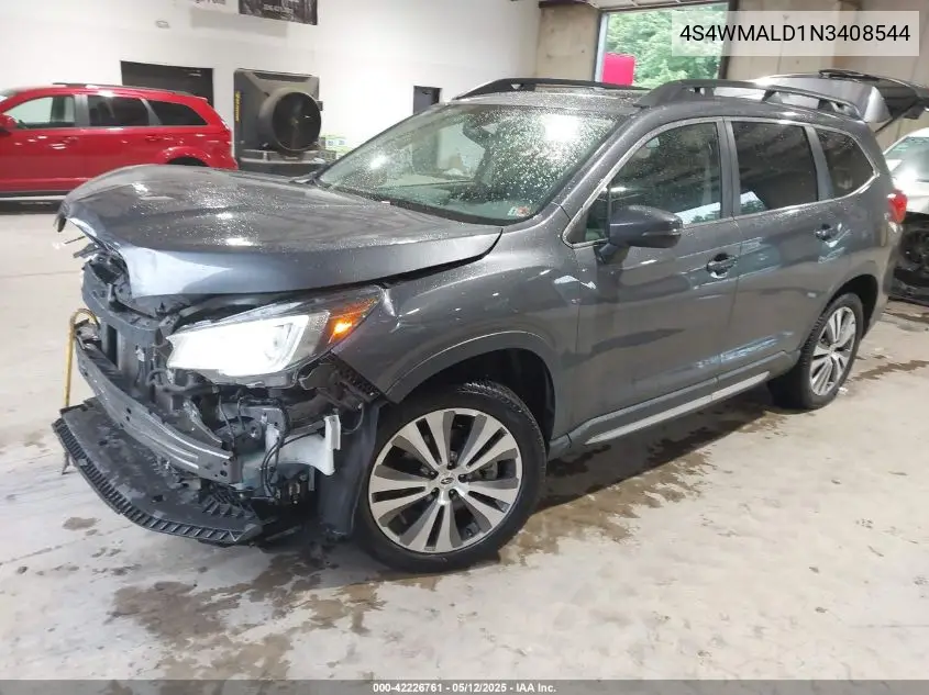 2022 Subaru Ascent Limited VIN: 4S4WMALD1N3408544 Lot: 42226761