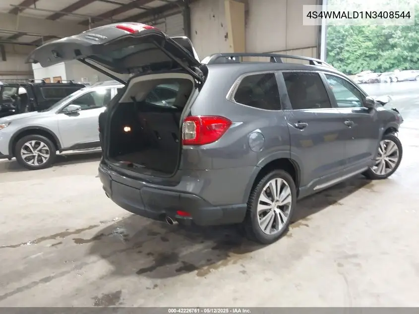 2022 Subaru Ascent Limited VIN: 4S4WMALD1N3408544 Lot: 42226761