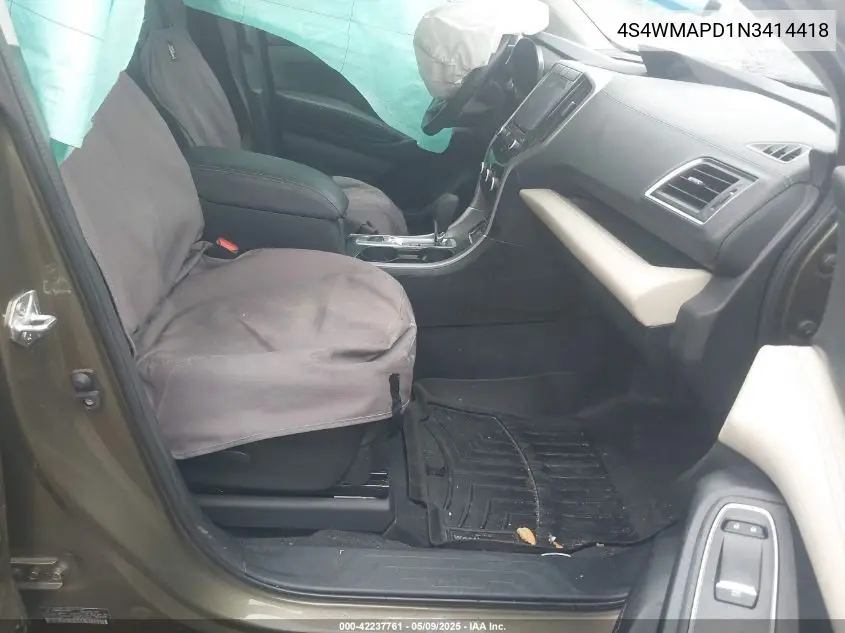 2022 Subaru Ascent Limited VIN: 4S4WMAPD1N3414418 Lot: 42237761