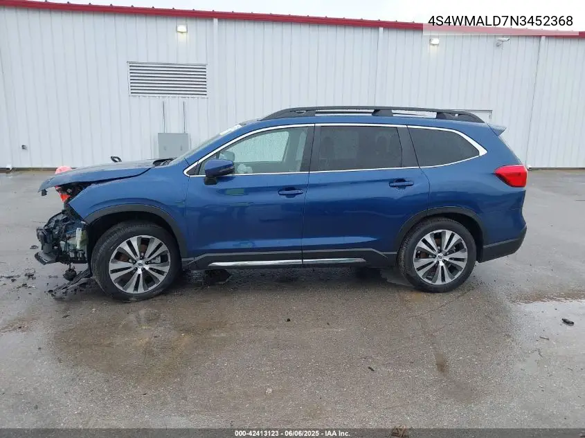 4s4wmald7n3452368 4S4WMALD7N3452368 2022 Subaru Ascent Limited